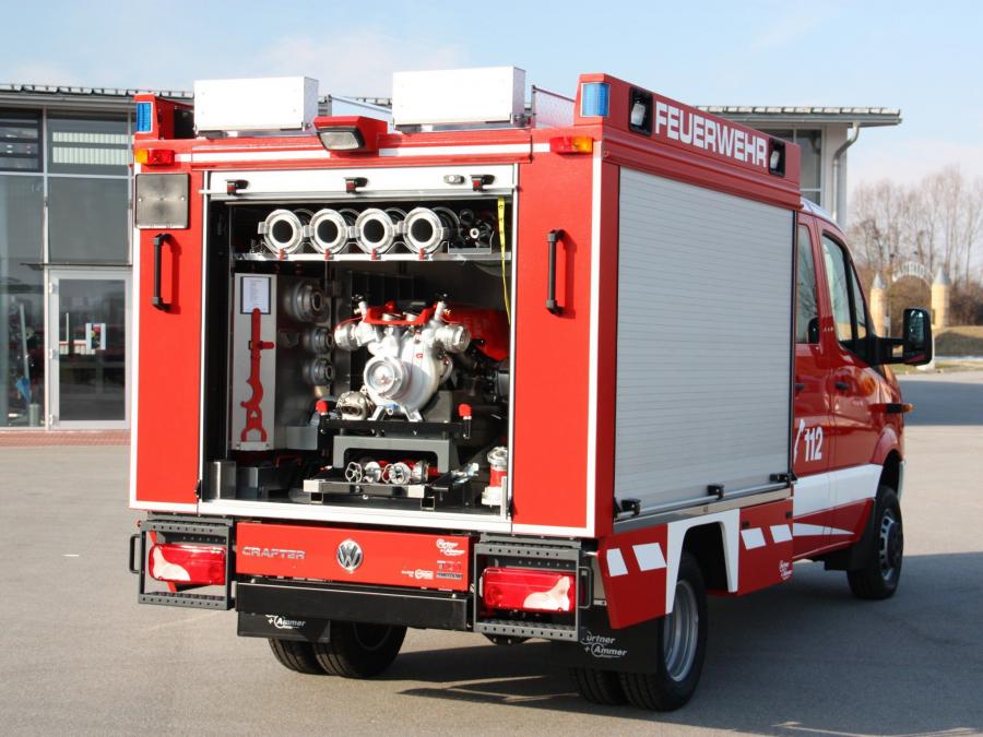  Volkswagen Crafter Double Cab Pickup 4Motion Feuerwehr 2011 года  (фото 2 из 5)